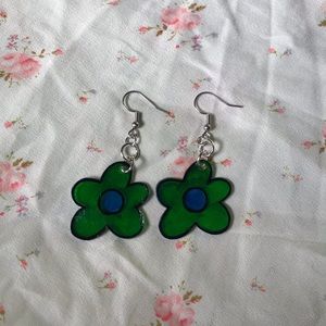 golf le fleur shrinky dink earrings